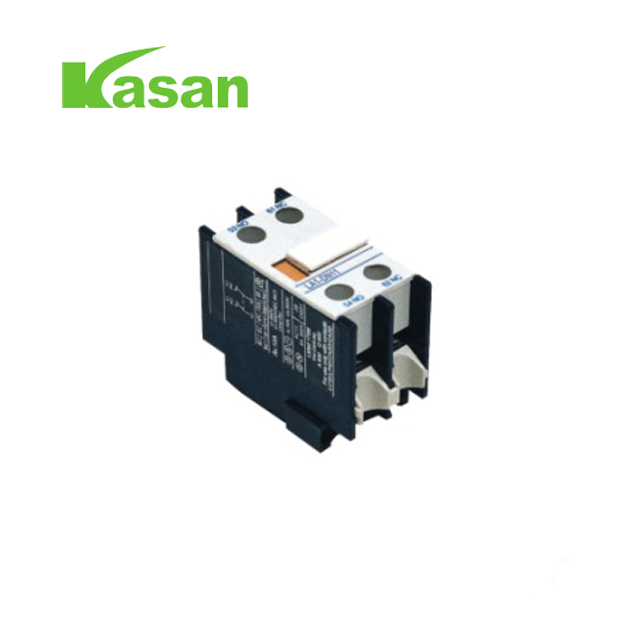 AC संपर्ककर्ता सहाय्यक LADN11 काळा रंग 1NO+1NC सिल्व्हर पॉइंट