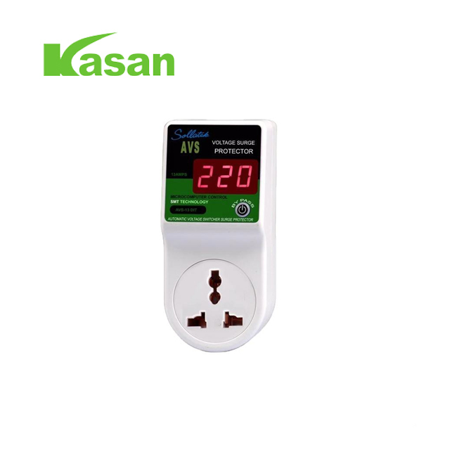 स्वयंचलित व्होल्टेज प्रोटेक्टर स्विचर AVS13 20A मायक्रो एलईडी प्रकार